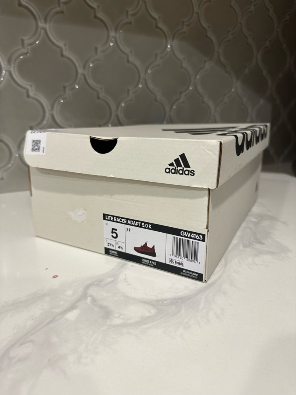Adidas Lite Racer Shoes Size 5 - Picture 4 of 4